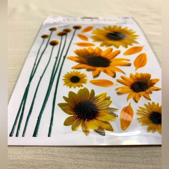 65 pc The Paper Studio Stickabilities Fall Themed & Sunflower Stickers - Picture 3 of 4